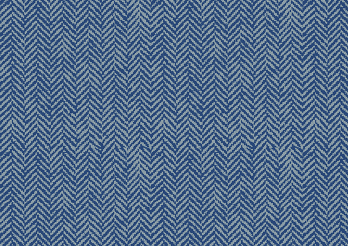 Chevron Stripe, Rich Blue - Twist&Fit Roller Blind - Image 6